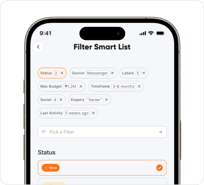 Smart List Feature Screenshot