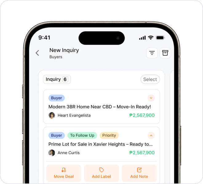 Offer tracking feature screenshot